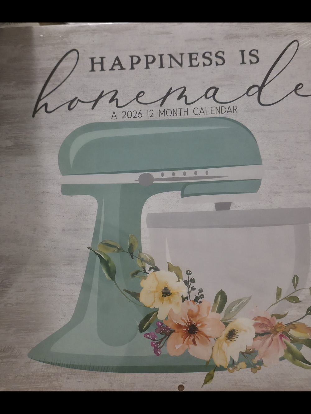 Happiness Is Homemade 2026 Calendar - Mint